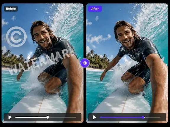 Remover marca d'água de vídeo